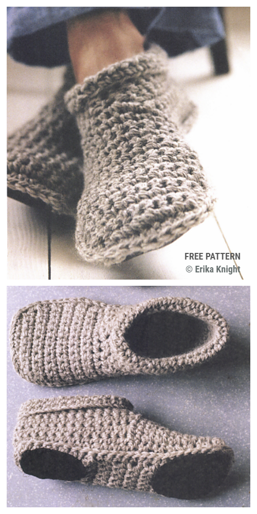 Cozy Crocheted Slipper Boots Free Crochet Pattern + Video