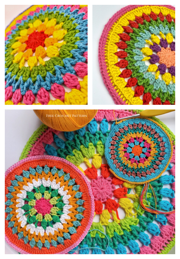 Granny Mandala Free Crochet Pattern