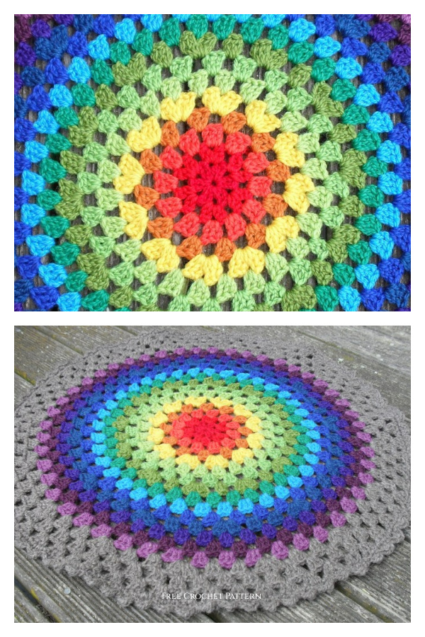 Granny Mandala Free Crochet Pattern