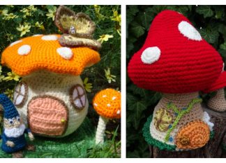 Spring Toadstool Fairy House Free Crochet Patterns Spring Toadstool Fairy House Free Crochet Patterns