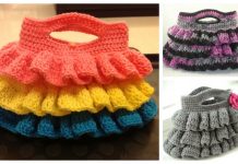 Crochet Bella Ruffled Bag Free Crochet Pattern – Video Crochet Bella Ruffled Bag Free Crochet Pattern - Video