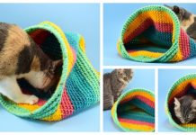 Crochet Cat Sack Hideaway Free Crochet Pattern Crochet Cat Sack Hideaway Free Crochet Pattern