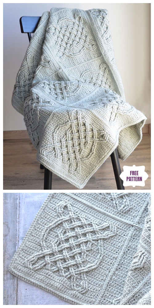 Crochet Celtic Tiles Blanket Free Crochet Pattern