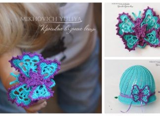 Crochet Lace Butterfly Applique Free Crochet Pattern Crochet Lace Butterfly Applique Free Crochet Pattern