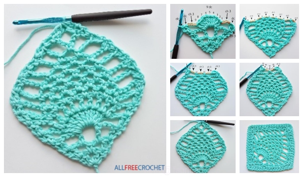 Crochet Pineapple Stitch Granny Square Free Crochet Pattern Video,Tempura Batter Recipe