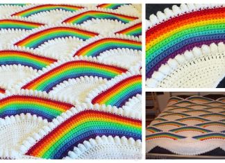 Crochet Rainbow Afghan Free Crochet Pattern Crochet Rainbow Afghan Free Crochet Pattern