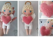 Crochet Valentine’s Cupid Angel Amigurumi Free Pattern Crochet Valentine's Cupid Angel Amigurumi Free Pattern