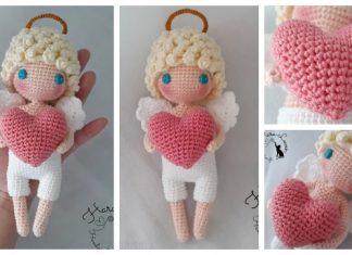 Crochet Valentine’s Cupid Angel Amigurumi Free Pattern Crochet Valentine's Cupid Angel Amigurumi Free Pattern