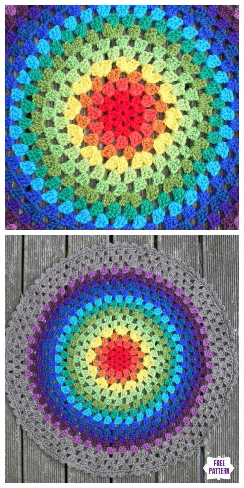 Crochet Granny Mandala Free Crochet Pattern