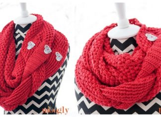 Valentine Madly In Love Braid Cowl Free Crochet Pattern Valentine Madly In Love Braid Cowl Free Crochet Pattern