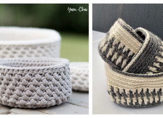 Mini Nesting Baskets Free Crochet Patterns Mini Nesting Baskets Free Crochet Patterns