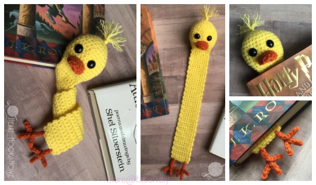 Amigurumi Duck Bookmark Free Crochet Pattern - DIY Magazine