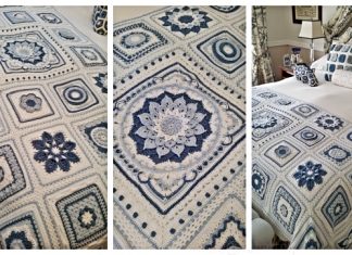 Crochet Block a Week CAL Afghan Blanket Free Crochet Pattern Crochet Block a Week CAL Afghan Blanket Free Crochet Pattern