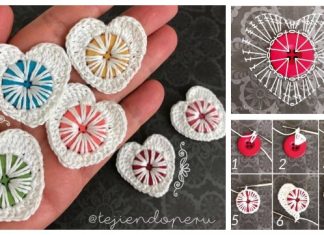 Crochet Button Heart Free Crochet Pattern Crochet Button Heart Free Crochet Pattern