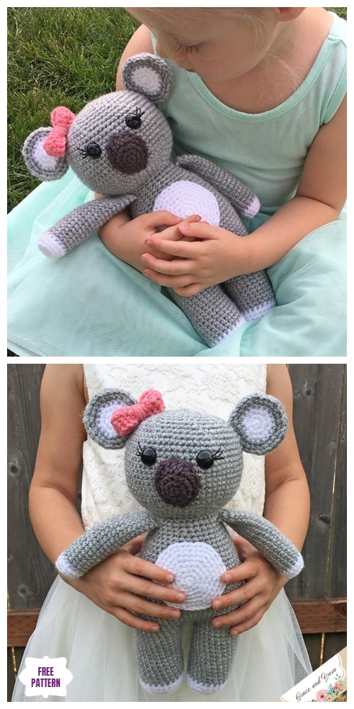 Crochet Koala Amigurumi Free Patterns