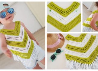 Easy Crochet Little Girl Summer Top Free Crochet Pattern – Video Easy Crochet Little Girl Summer Top Free Crochet Pattern - Video