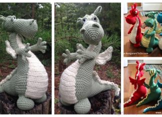 Crochet Magical Fire Breathing Dragon Amigurumi Free Pattern Crochet Magical Fire Breathing Dragon Amigurumi Free Pattern