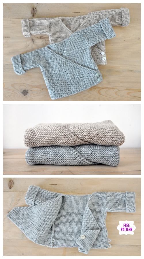 easy baby cardigan