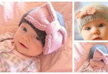 Knit Bow Baby Hat Free Knitting Pattern Knit Bow Baby Hat Free Knitting Pattern
