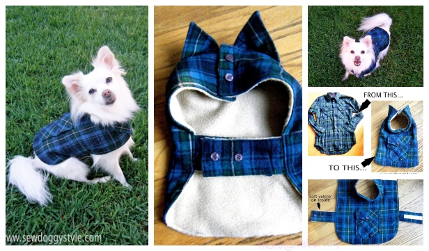 DIY Recycled Pet Coat and Sweater Free Sew Patterns