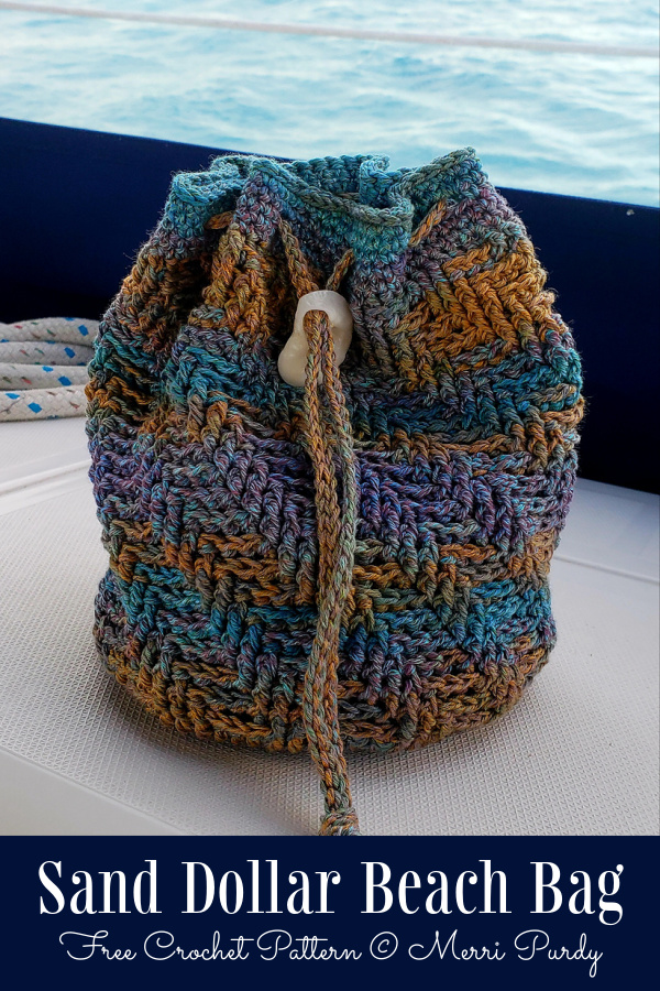 Sand Dollar Beach Bag Free Crochet Patterns
