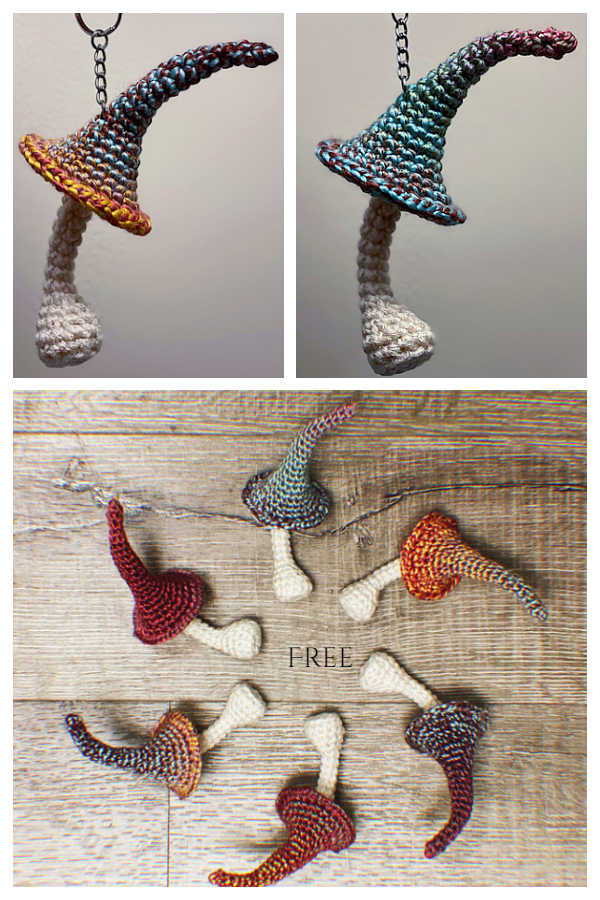 Crochet Mini Shroom Amigurumi Free Patterns 