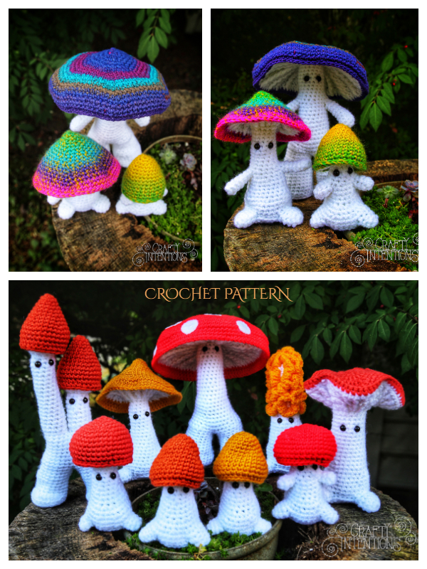 Crochet Mushroom Sprites Amigurumi Patterns 