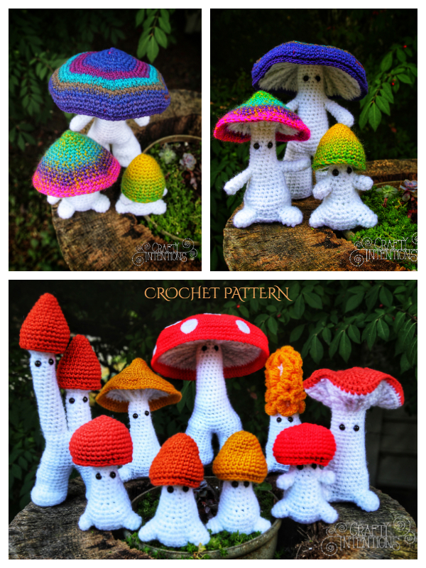 Crochet Mushroom Amigurumi Free Patterns & Paid - DIY Magazine