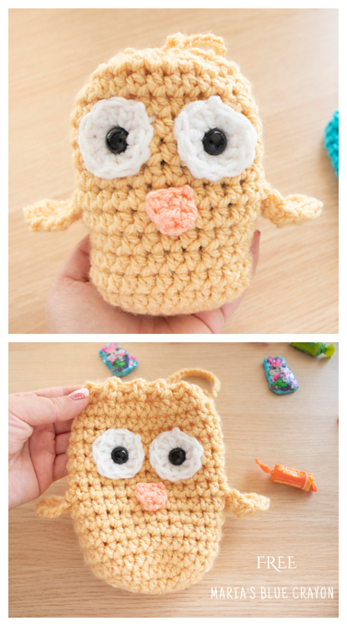 Easter Chick Drawstring Bag Free Crochet Patterns