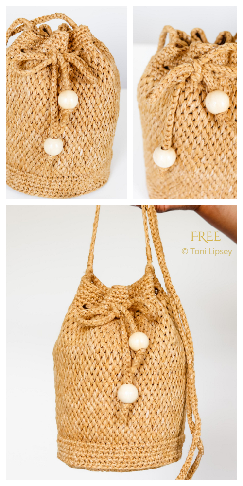 Harper Bucket Bag Free Crochet Pattern