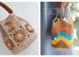 Easy Bucket Bag Free Crochet Patterns Easy Bucket Bag Free Crochet Patterns