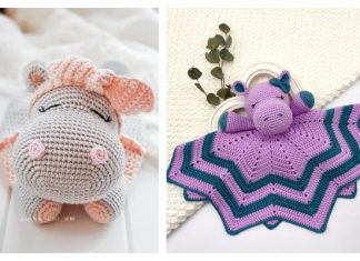 Hippo Lovey Blanket Free Crochet Patterns & Paid Hippo Lovey Blanket Free Crochet Patterns