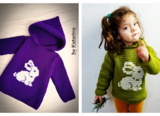 Toddler Bunny Hoodie Sweater Free Crochet Patterns Toddler Bunny Hoodie Sweater Free Crochet Pattern