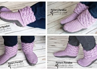 Crochet Celtic Weave Slippers Free Crochet Pattern Crochet Celtic Weave Slippers Free Crochet Pattern