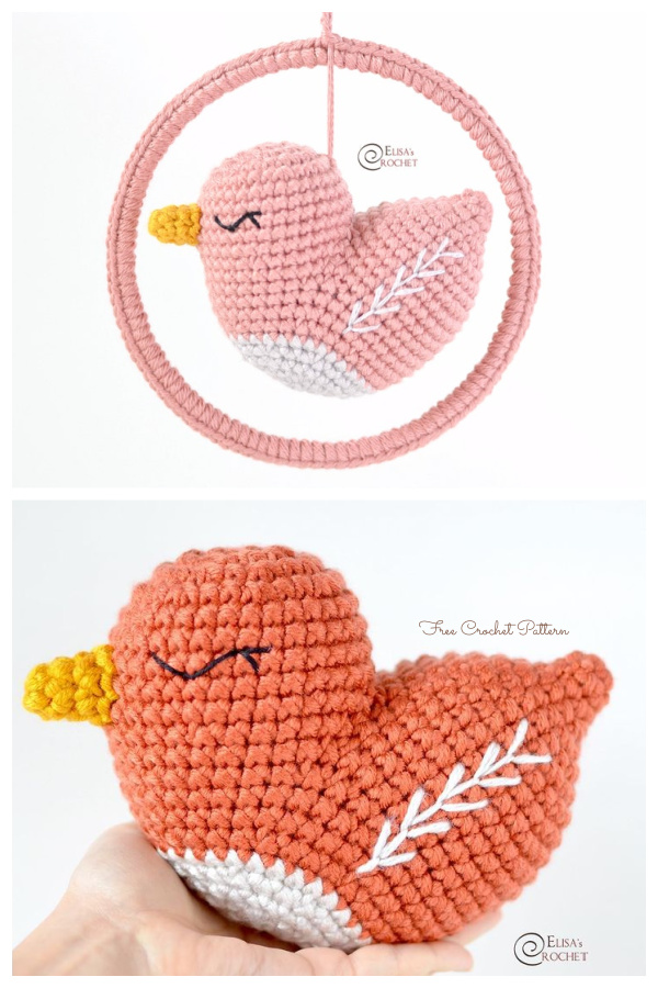 Crochet Little Birdie Amigurumi Free Patterns