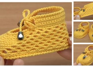 Crochet Summer Baby Booties Free Crochet Pattern – Video Crochet Summer Baby Booties Free Crochet Pattern - Video