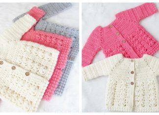 Evelyn Baby Sweater Cardigan Crochet Pattern Evelyn Baby Sweater Crochet Pattern