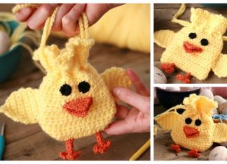 Easter Chick Drawstring Bag Free Crochet Patterns Easter Chick Drawstring Bag Free Crochet Pattern