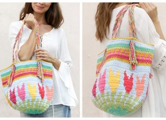 Spring Tulip Bag Free Crochet Patterns Spring Tulip Bag Free Crochet Patterns