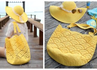 Crochet Shell Stitch Beach Tote Bag Free Crochet Pattern Crochet Shell Stitch Beach Tote Bag Free Crochet Pattern