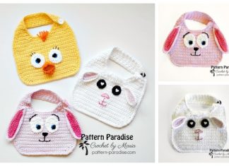 Crochet Spring Baby Animal Bib Free Crochet Patterns Crochet Spring Baby Animal Bib Free Crochet Patterns