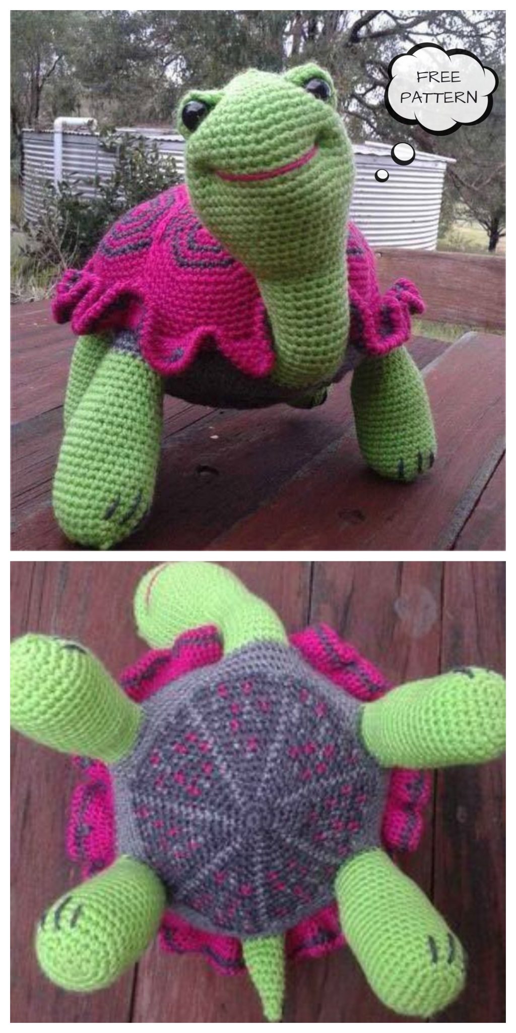 Crochet Toy Tortoise Amigurumi Free Patterns