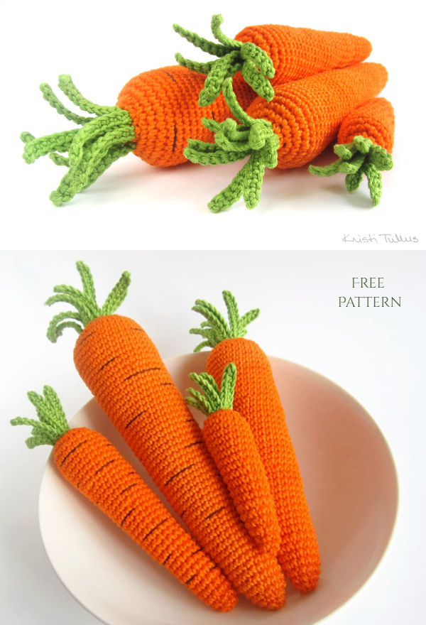 Easter Crochet Carrot Amigurumi Free Patterns