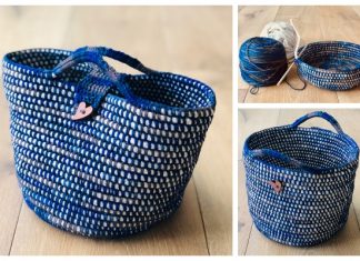 Happy Project Rope Basket Free Crochet Patterns Happy Project Rope Basket Free Crochet Patterns
