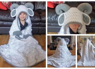 Hooded Ram Sheep Blanket Free Crochet Pattern Crochet Hooded Ram Sheep Blanket Free Crochet Pattern