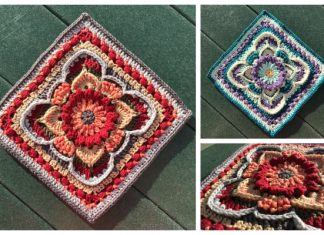 Kinnedy Nichelle Afghan Block Square Free Crochet Pattern Kinnedy Nichelle Afghan Block Square Free Crochet Pattern