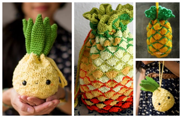 pineapple purse crochet pattern