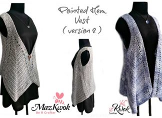 Crochet Women Pointed Hem Vest Free Crochet Patterns Crochet Women Pointed Hem Vest Free Crochet Patterns