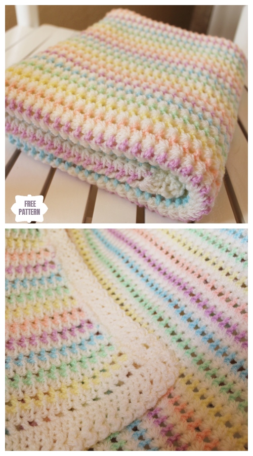 Crochet Starlight Baby Blanket Free Crochet Pattern