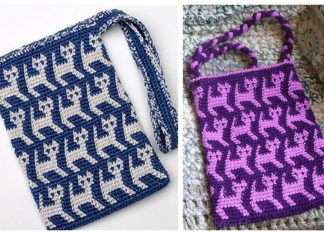 Tapestry Crochet Kitty Bag Free Crochet Pattern Tapestry Crochet Kitty Bag Free Crochet Pattern